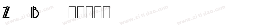 Zag Bold字体转换